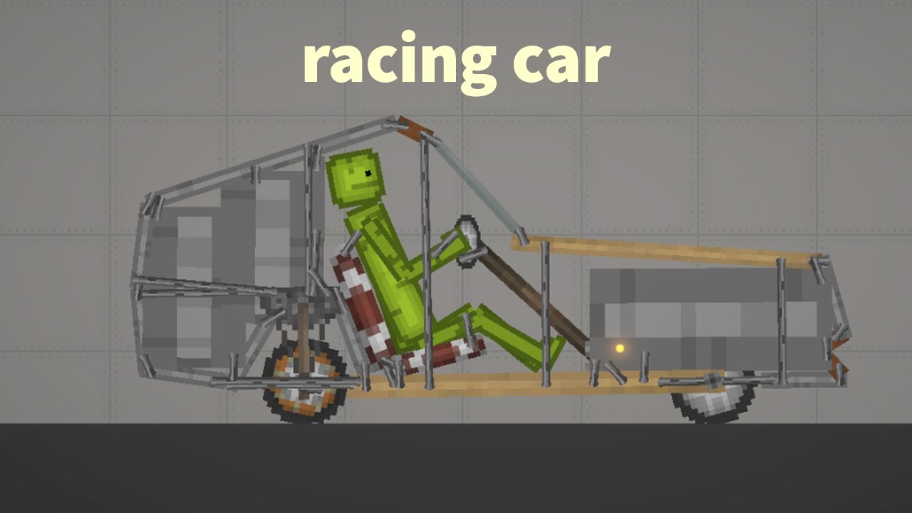 Melon Racing Car Tutorial in Melon Playground 12.0 People Playground