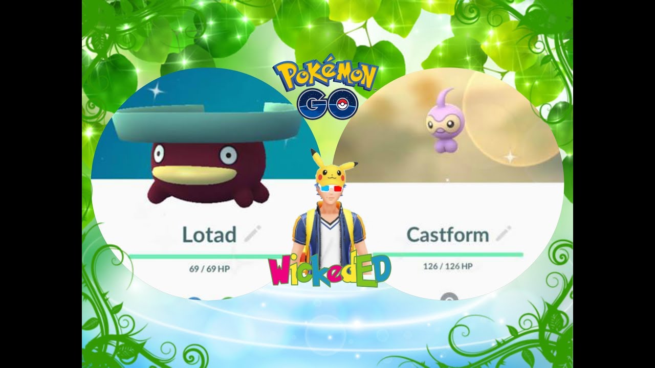 NEW WEATHER EVENT FT SHINY LOTAD RESEARCH AND SHINY CASTFORM IN POKEMON GO