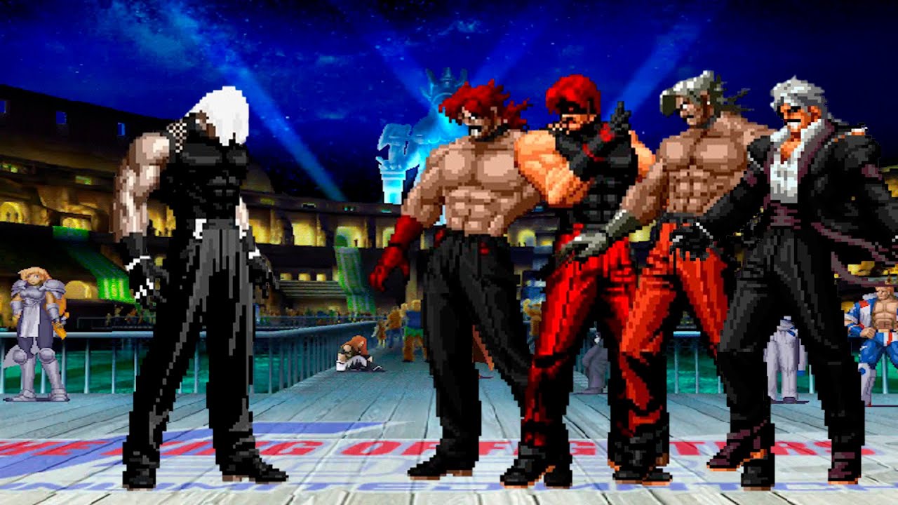 [KOF Mugen] New Final Rugal vs Super Bosses Rugal Team - YouTube