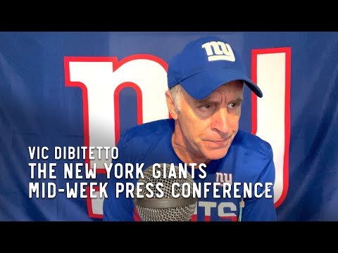 The New York Giants Mid-Week Press Conference with Vic DiBitetto