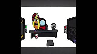 Among Us Versus Five Nights At Freddy Characters