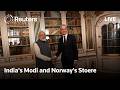 LIVE: India's Modi and Norway’s Stoere speak to press