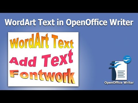 How to Create WordArt Fontwork Text in OpenOffice Writer
