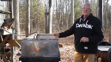 Newton Robinson Maple Syrup   Part 3   Boiling the Sap