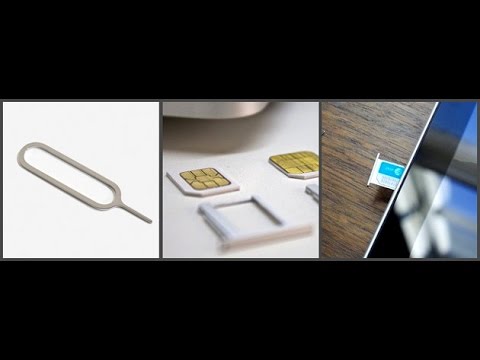 Как вставить симку в iPad mini