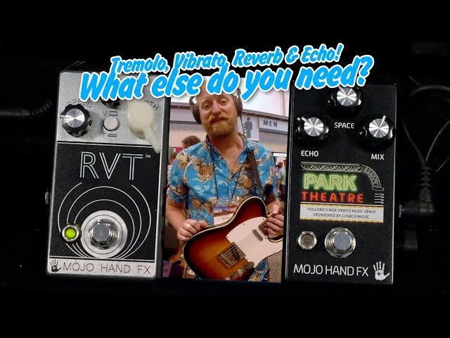 Mojo hand FX RVT & Park - Reverb, Trem, Vibrato & Echo - Vintage