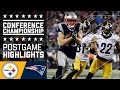 Steelers vs. Patriots | AFC Championship Game Highlights