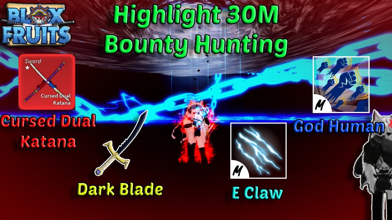 Best Portal Combo Easy 30M + God Human + CDK (Blox Fruits Bounty