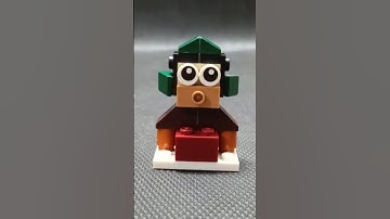 I made Lego Monkey using Lego bricks | Lego Monkey | #monkey  #lego#asmr #satisfying #shorts