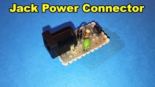 DC Jack Power Connector for Breadboard DIY