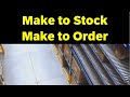Difference between make to stock and make to order