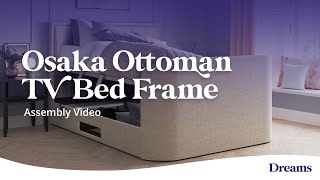 Osaka Upholstered Ottoman Tv Bed Assembly Dreams Beds
