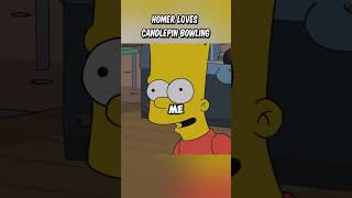 Homer Loves Candlepin Bowling #shorts #simpsons