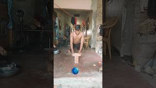 Brick Push-Up Challenge 😱💪 #shortsDesi Strength Level 100 🔥Impossible Push-Up Challenge with Bricks
