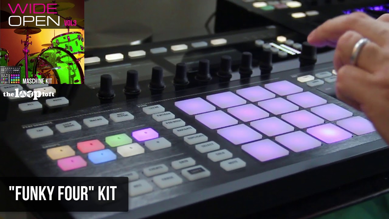 MASCHINE Kit Wide Open Drums Vol 3
