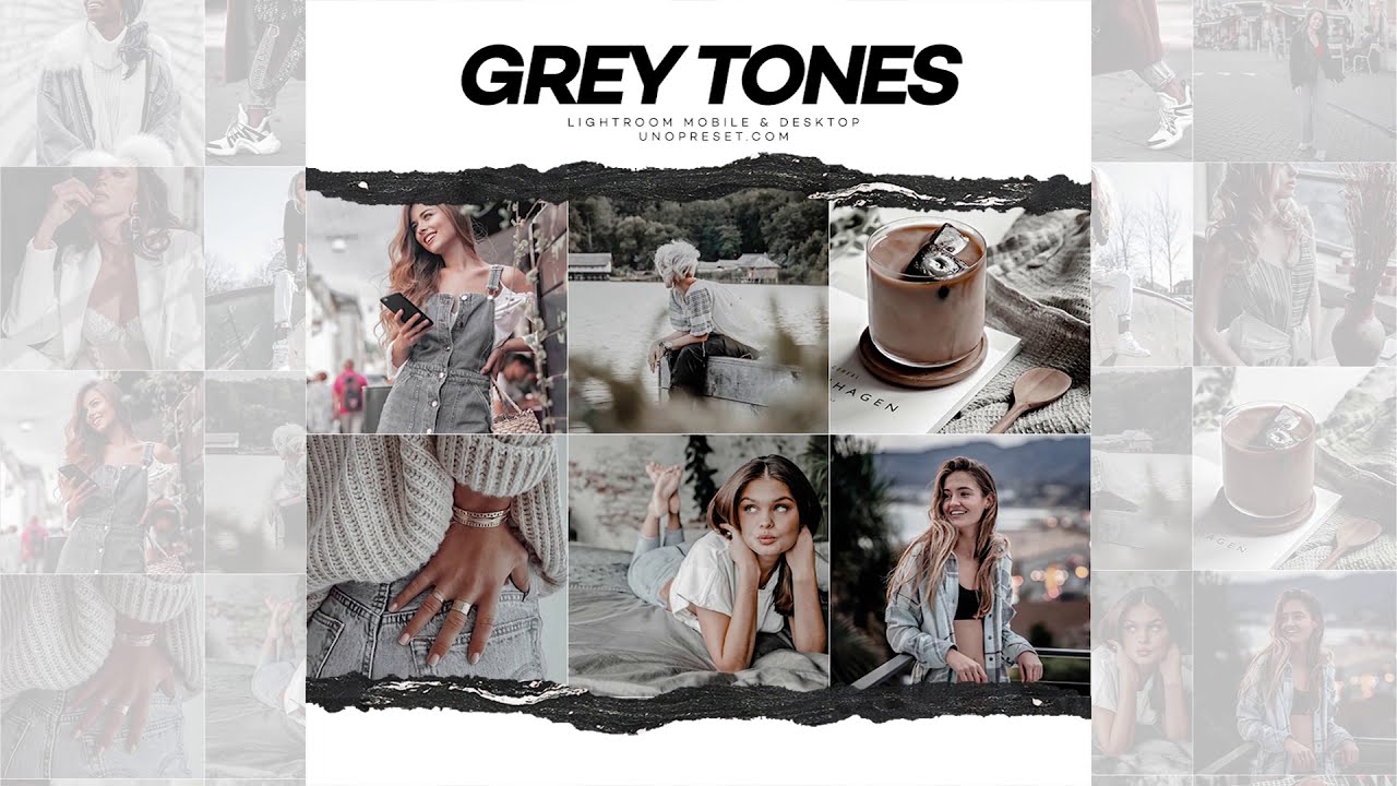 MINIMAL GREY TONES Lightroom presets for lr mobile & desktop