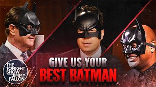 Give Us Your Best Batman | The Tonight Show Starring Jimmy Fallon
