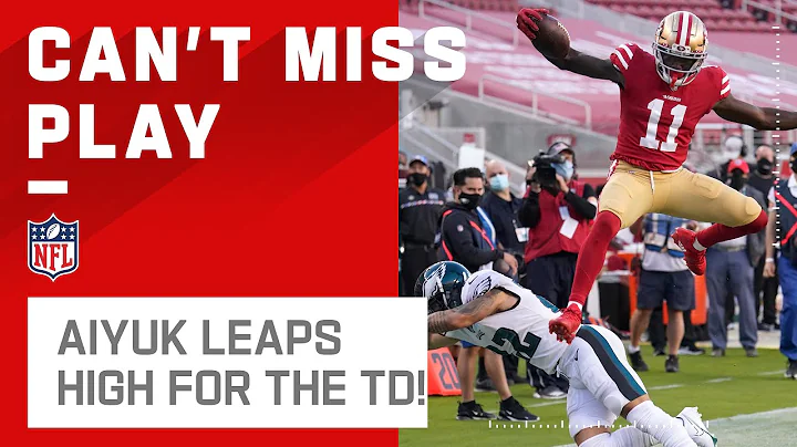 Brandon Aiyuk HURDLES Over the Moon for a 49ers TD