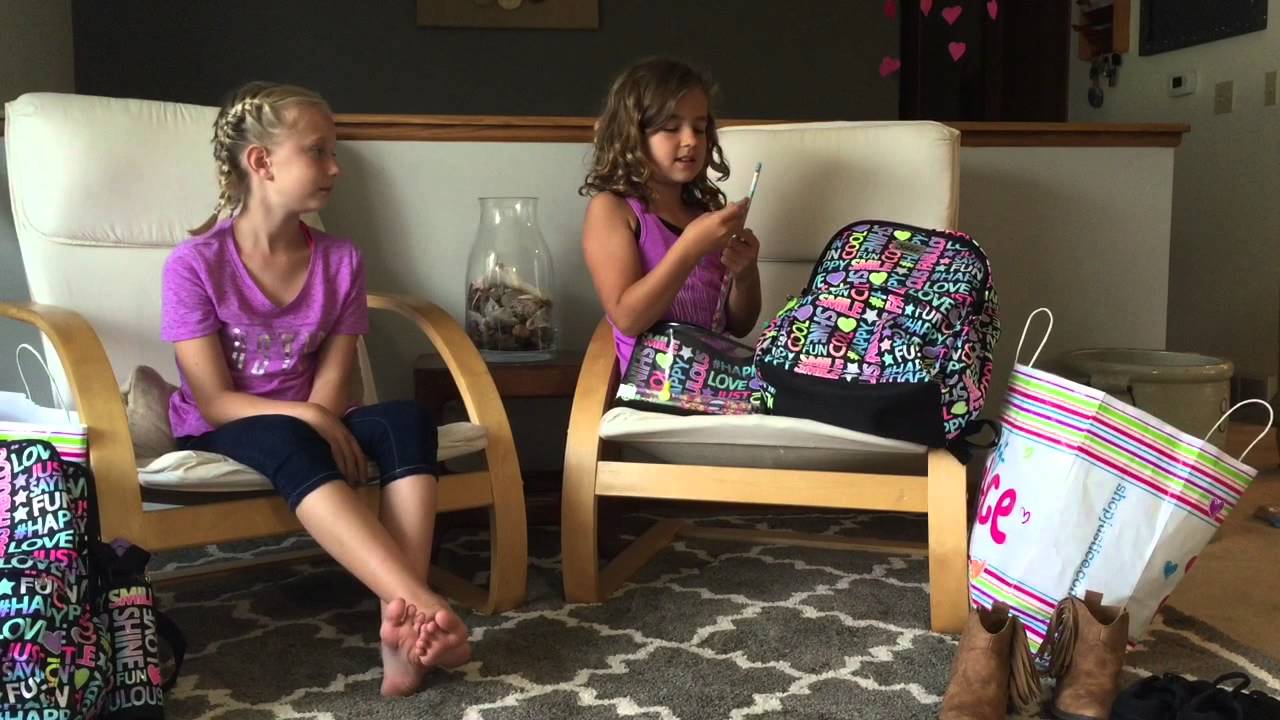 Justice Haul 2015 Back to School Supplies! YouTube