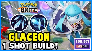 160,000 Damage This 1 Shot Glaceon Build Is Absolutely Broken Pokemon Unite