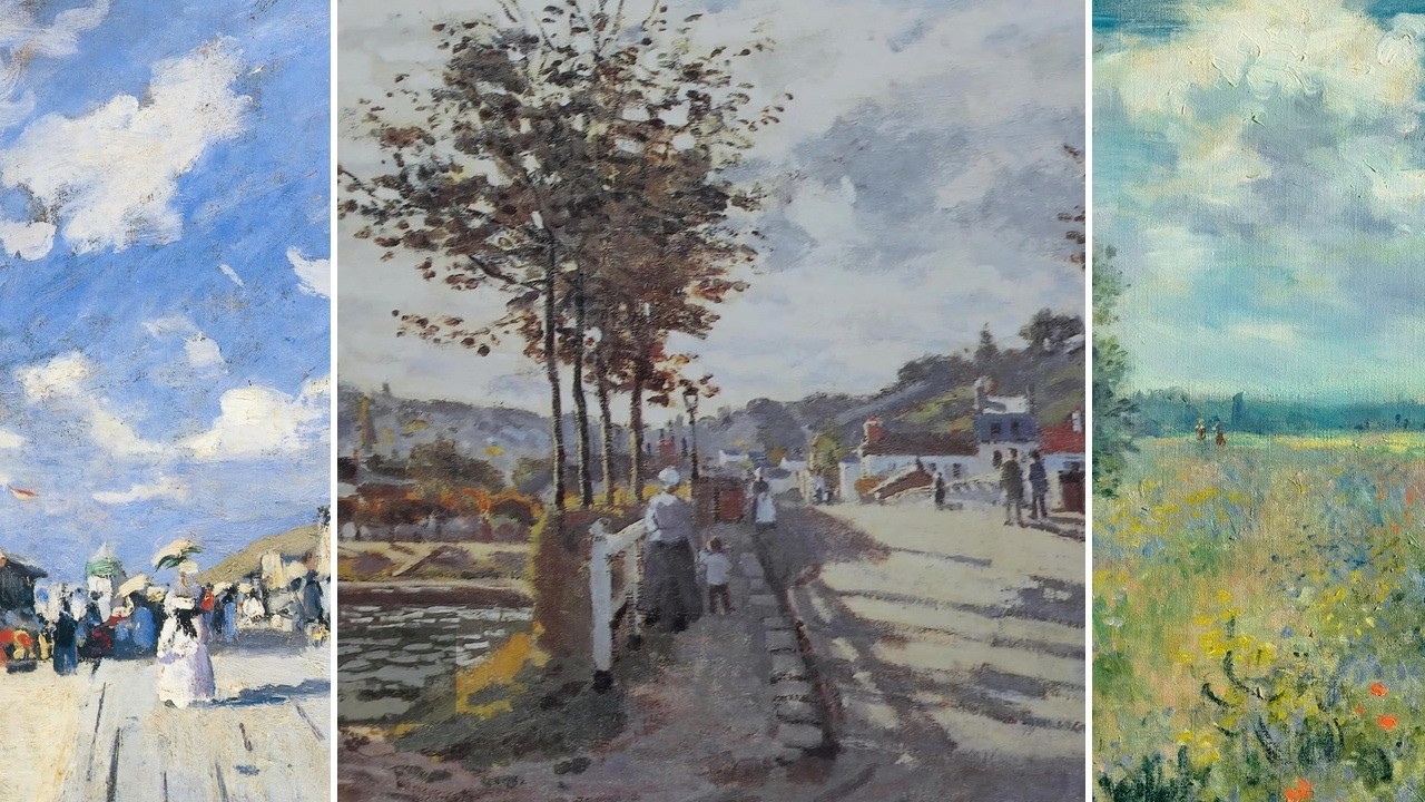 Claude Monet TV — Silent Art Gallery · October 1 Morning | The Bridge at Bougival & others