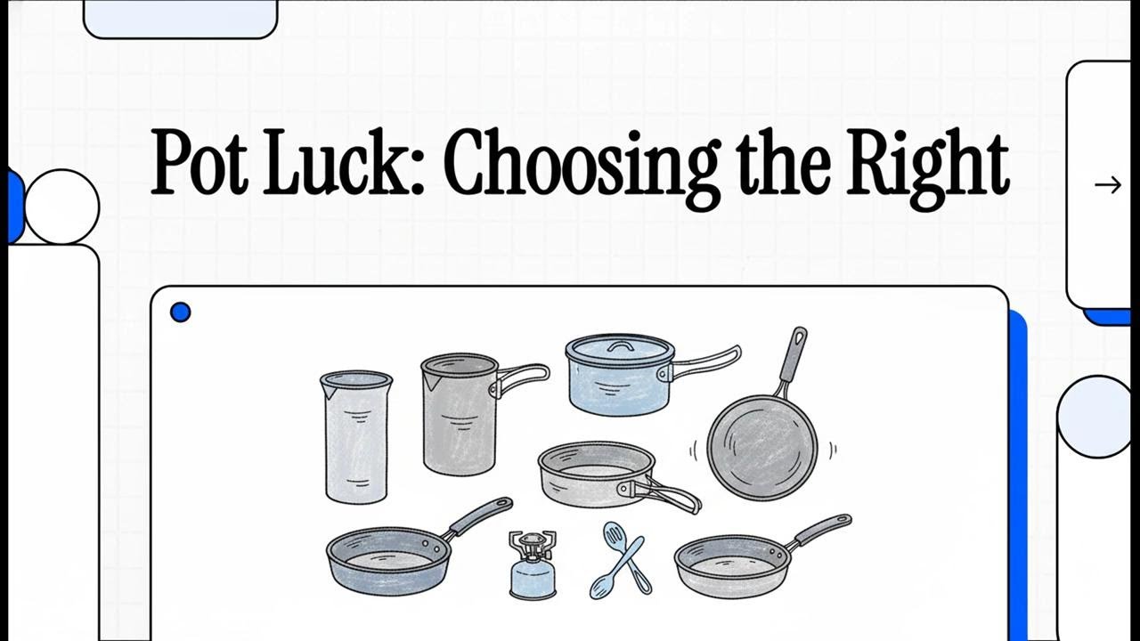 Camping cookware: Titanium vs. Aluminum vs. Steel - Choosing the Right