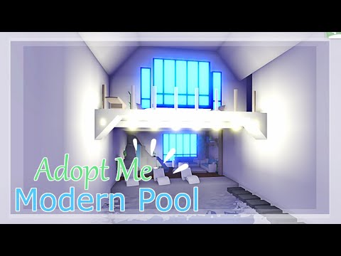 Modern Pool Build Adopt Me Build Hacks Youtube - roblox adopt me houses with pools