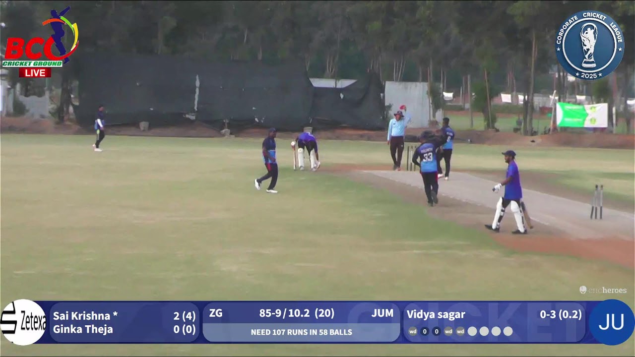 Corporate Cricket League SE 6 || Janapriya Upscale Vs Zetexa Global  || 20252768