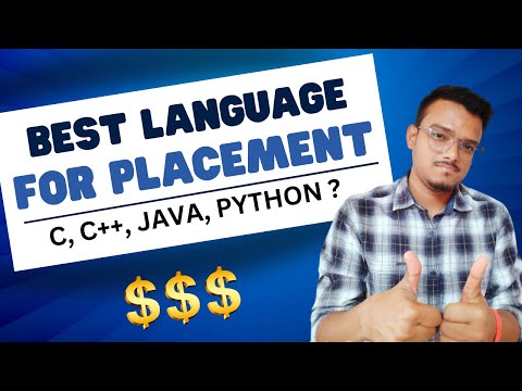 Best Programming Language for Placements | C, C++, JAVA, PYTHON | Interview