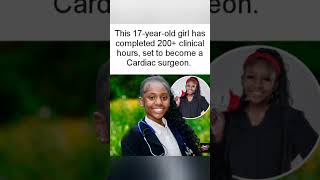At 17, she’s finished 200+ clinical hours chasing her cardiac surgeon dreams! ❤️#medicine #success
