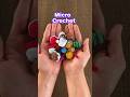 I crochet everything tiny! 😍 #crochet #amigurumi #crocheting #crochetpattern #miniature #easycrochet