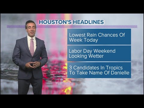 Houston forecast: Rain chances continue through Labor Day weekend