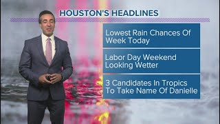 Houston forecast: Rain chances continue through Labor Day weekend