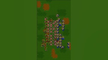 #Warcraft II Fight Club - Elven Archers vs Troll Axethrowers #classicgaming #pcgaming #rtsgaming