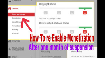 How to re-enable Monetization after 30 days suspension !!
