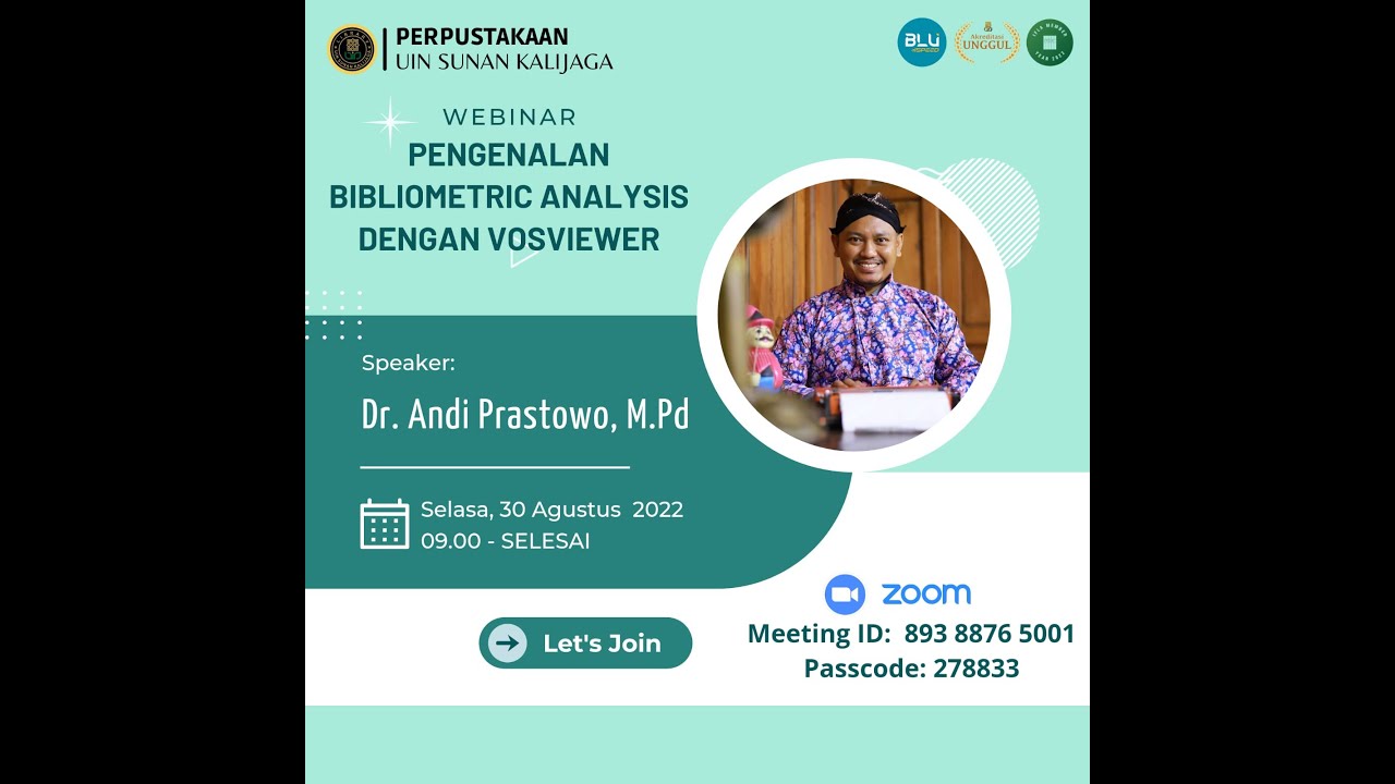 Webinar Pengenalan Bibliometric Analysis dengan VOSviewer - YouTube