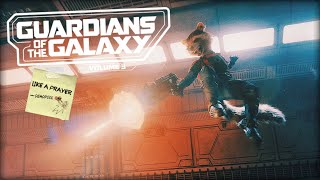GOTG hallway fight with like a prayer