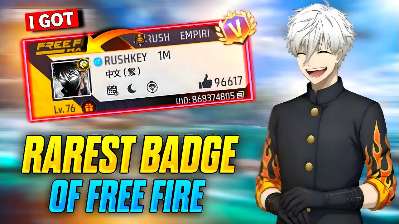 I GOT RAREST FREE FIRE BADGE 🔥 HOW TO GET CREATOR BADGE IN FREE FIRE | V BADGE KAISE MILEGA 