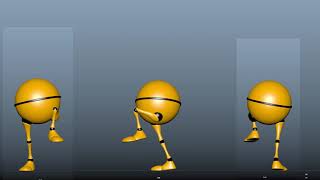 sneak walk cycle