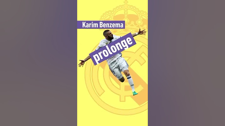 La prolongation de Benzema