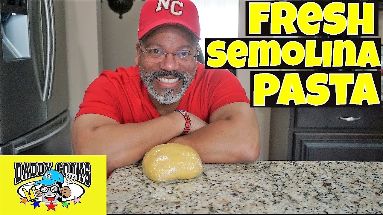 How to make Fresh Semolina Pasta Dough YouTube