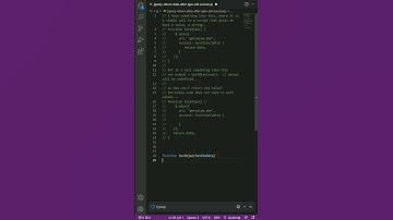 javascript - jQuery: Return data after ajax call success