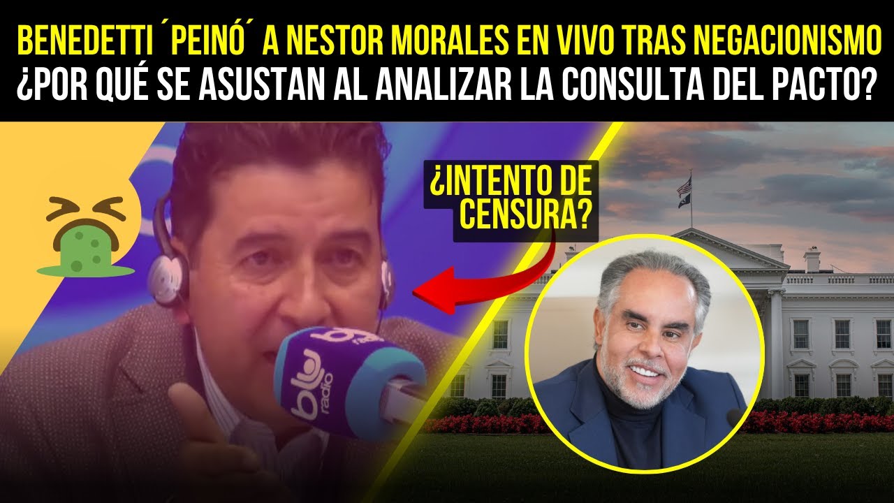 ¡BENEDETTI LO DESNUDÓ EN VIVO! 😱 Néstor Morales QUEDÓ FRÍO tras ser confrontado por negacionismo 🔥