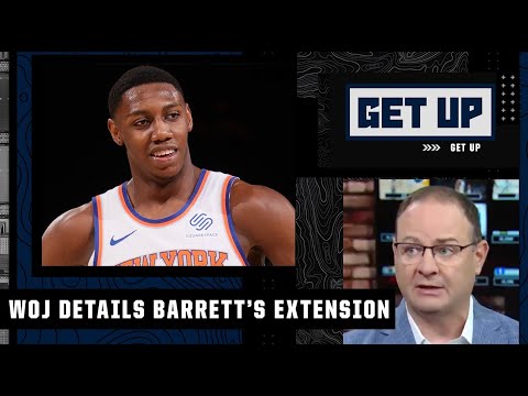 Woj on how RJ Barrett's 4-year extension with the Knicks impacts Donovan Mitchell | Get Up