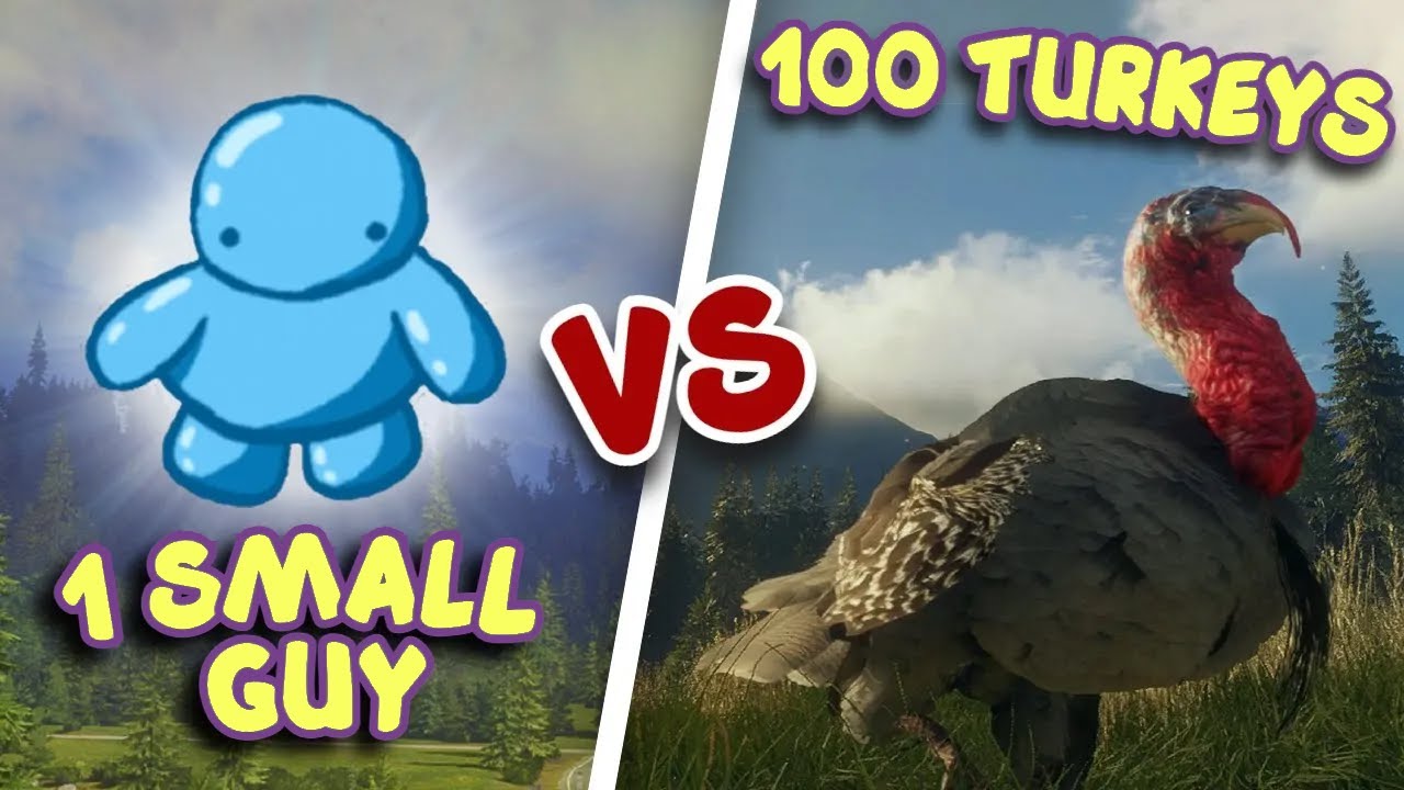 1 SMALL GUY VS THE ANIMAL KINGDOM | Hunter Call Of The Wild