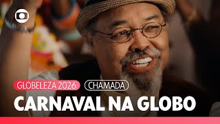 Jorge Aragao e a voz oficial do Carnaval Globeleza 2026 TV Globo