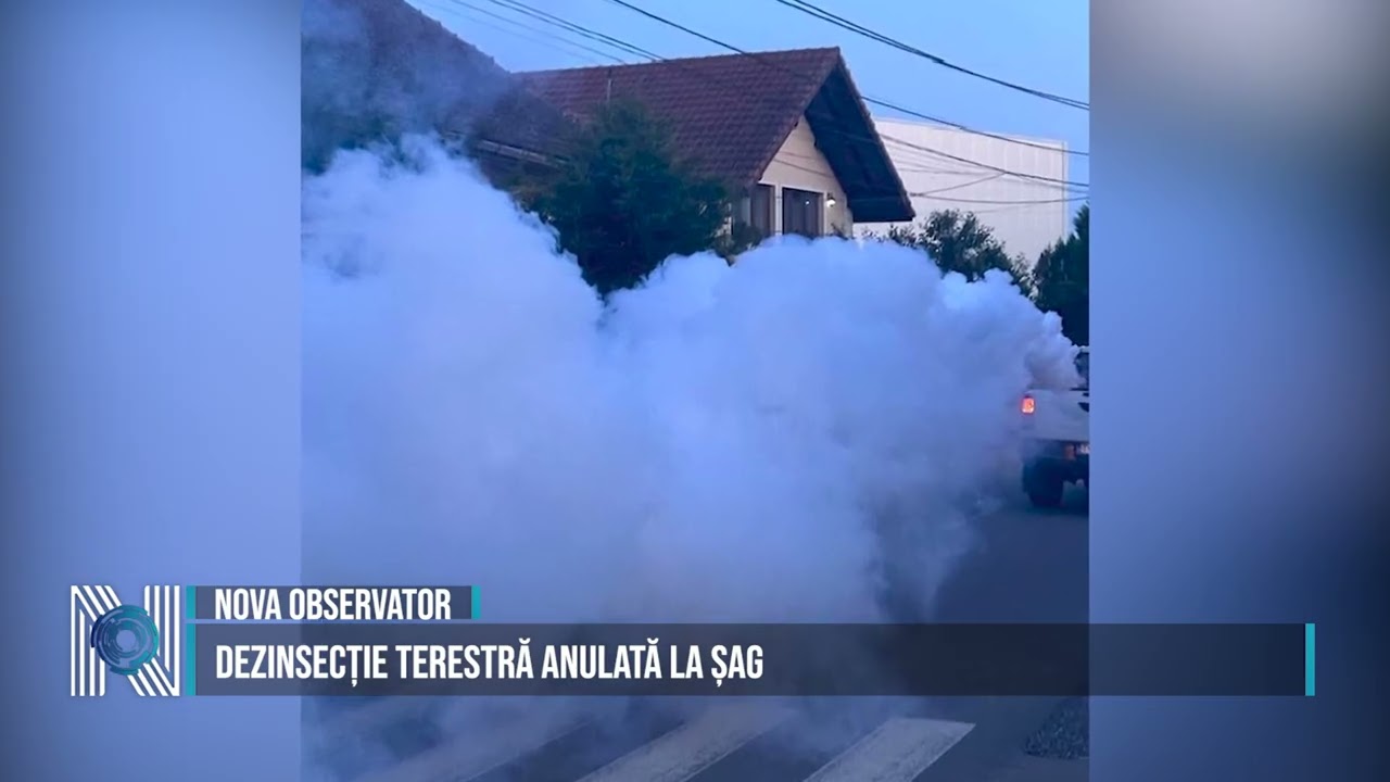 Dezinsecție terestră anulată la Șag