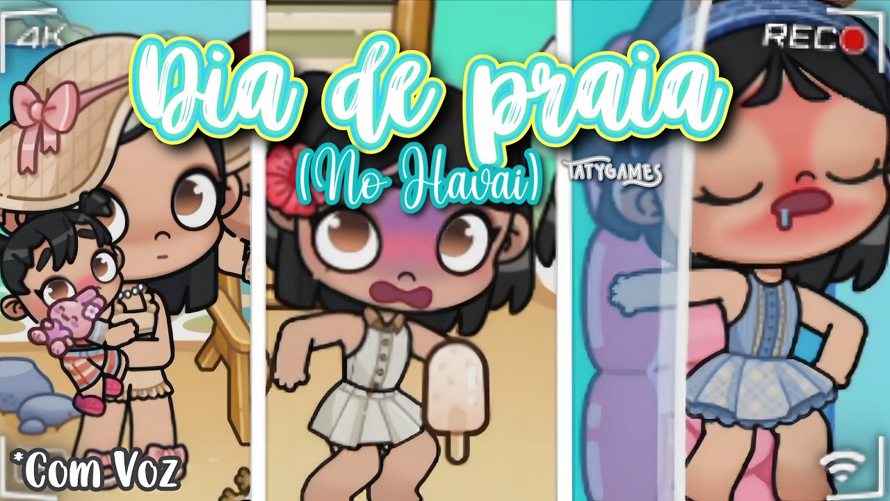 *AESTHETIC*Dia de Praia 🏖️ No Havaí (Avatar world) Rotina História 