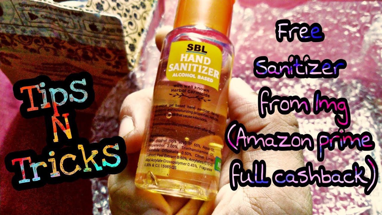 Free Sanitizer from 1mg | Amazon Prime Cashback Offer | Quick Unboxing & Review