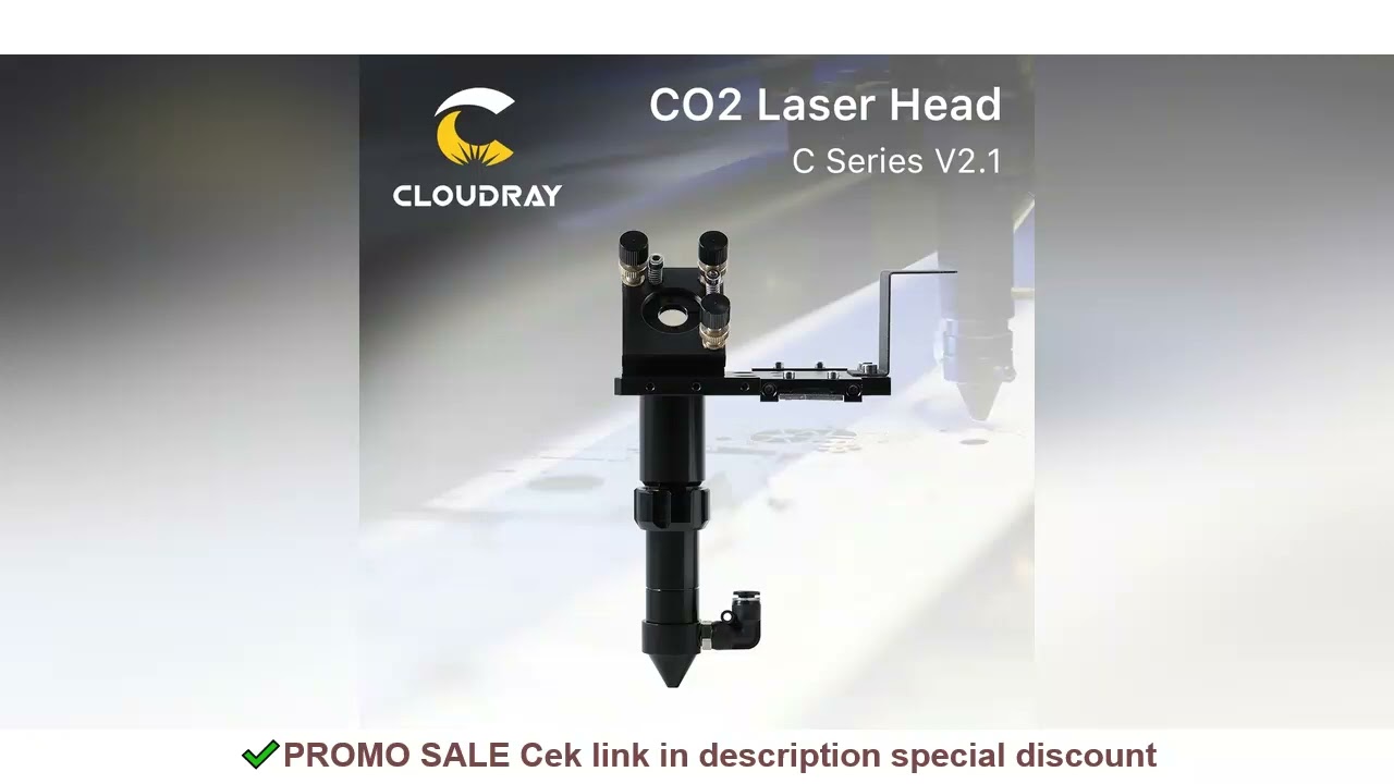 Cloudray C Series CO2 Laser Head Dia.18 FL38.1& Dia.20 FL50.8 / 63.5/101.6mm Mount for Laser Engravi